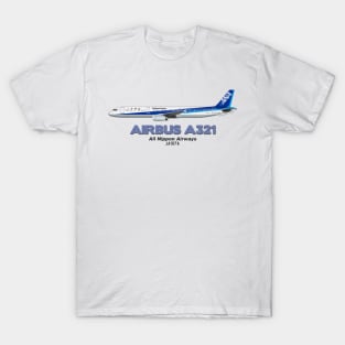 Airbus A321 - All Nippon Airways T-Shirt